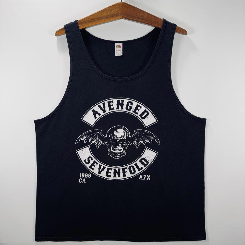 Avenged Sevenfold “Deathbat” Black Tank Top - XL - Picture 1 of 5